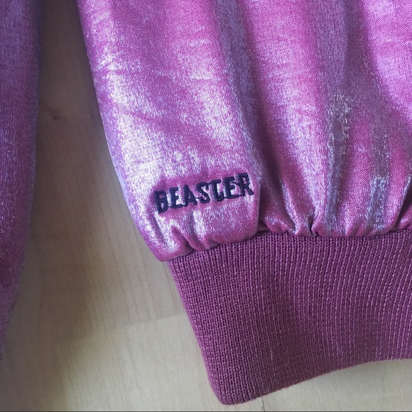 BEASTER Ghost Face Iridescent Shimmer Bomber S - Picture 6 of 8